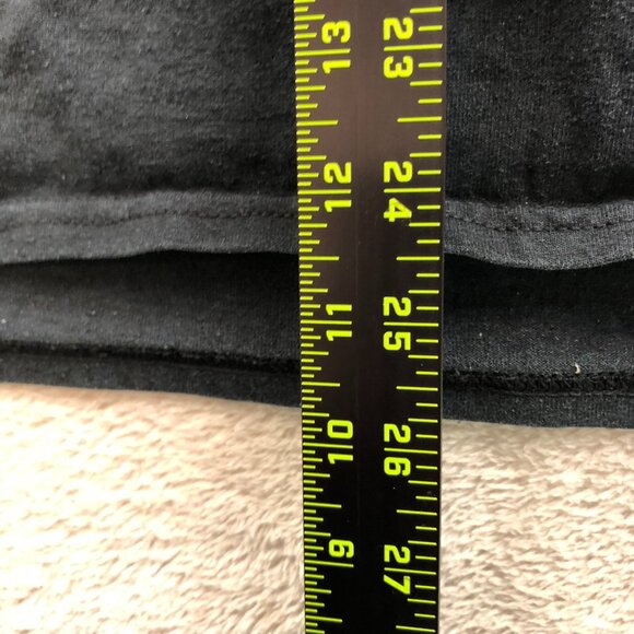 Gildan Men T-Shirt Large Short Sleeve Dry Blend GoDaddy Graphic Black Tee Casual - Picture 4 of 11